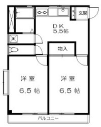 東山コーポⅡの物件間取画像